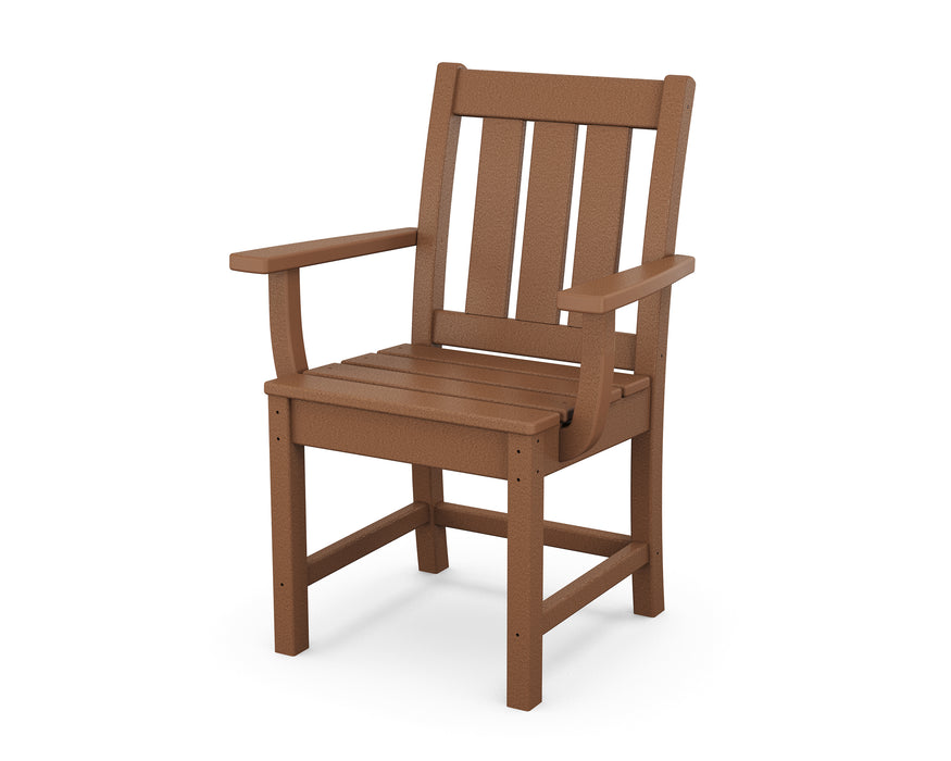 POLYWOOD® Oxford Dining Arm Chair in Teak