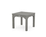 Martha Stewart by POLYWOOD Chinoiserie End Table in Slate Grey
