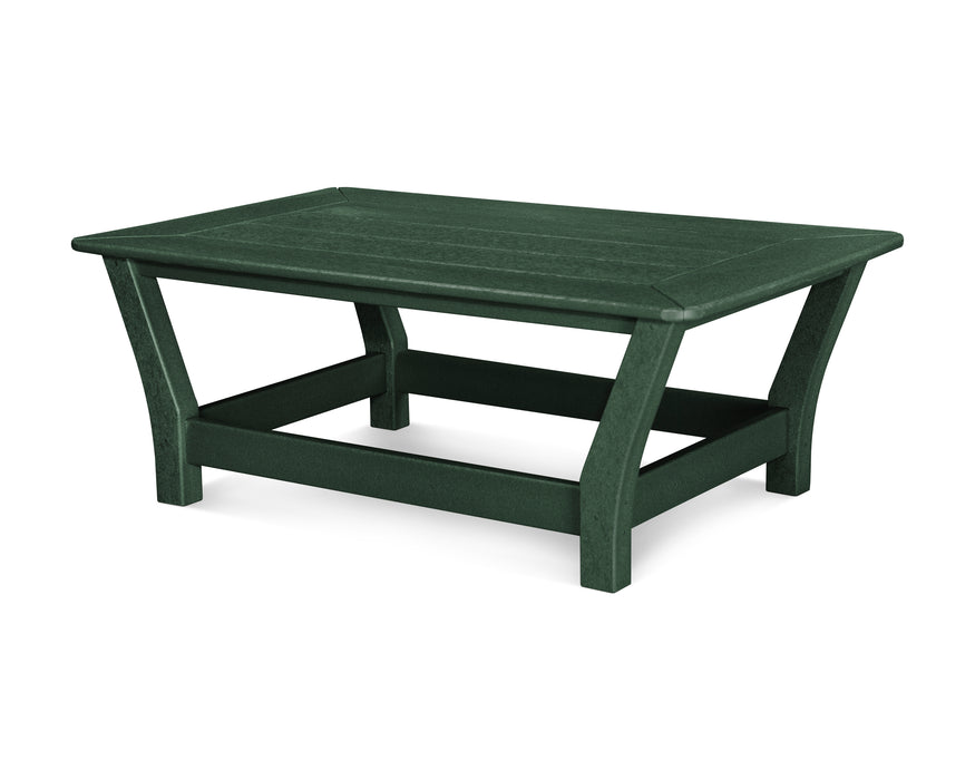 POLYWOOD Harbour Slat Coffee Table in Green