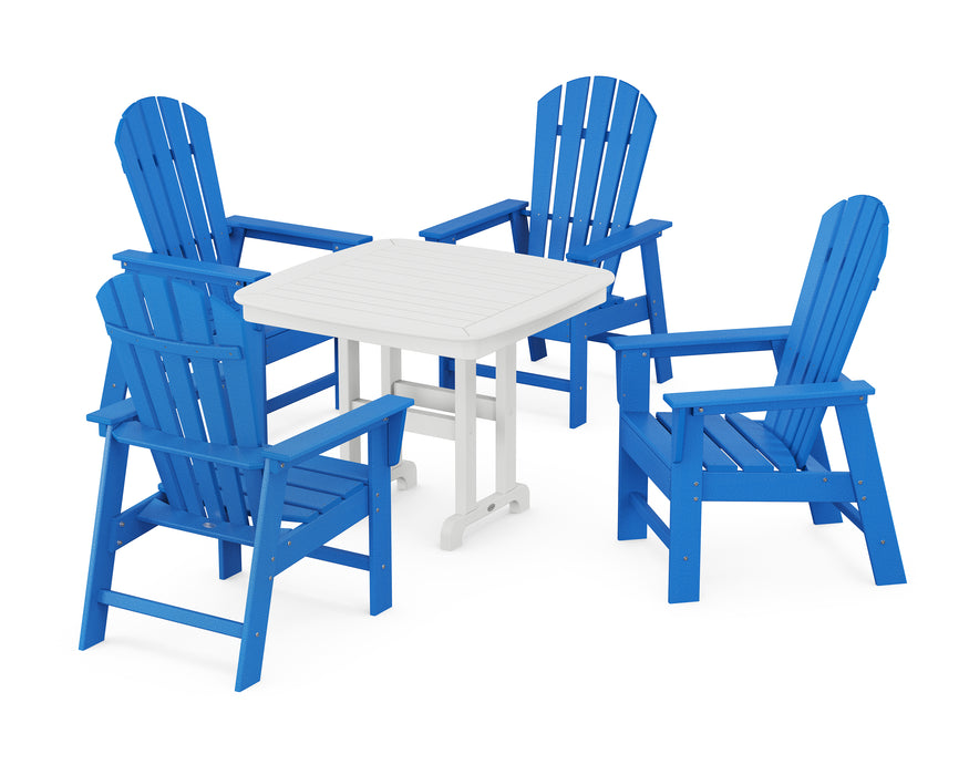 POLYWOOD South Beach 5-Piece Dining Set in Pacific Blue