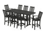 POLYWOOD® Vineyard 9-Piece Bar Set with Trestle Legs in Green