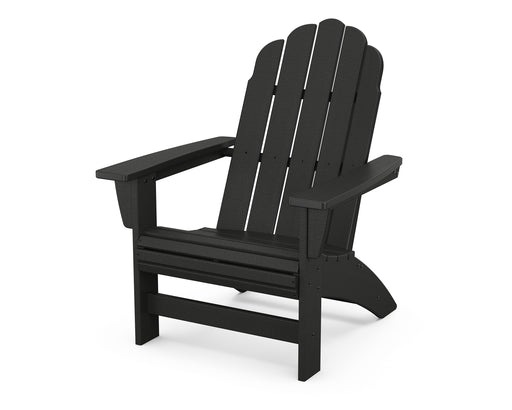 POLYWOOD® Vineyard Grand Adirondack Chair in Black