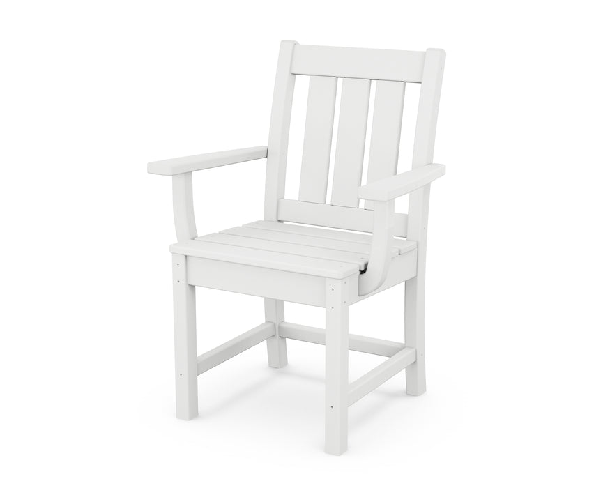POLYWOOD® Oxford Dining Arm Chair in White