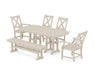 POLYWOOD Braxton 6-Piece Dining Set with Bench in Sand