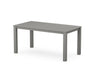 POLYWOOD® Studio Parsons 34" X 64" Dining Table in Slate Grey