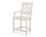 Martha Stewart by POLYWOOD Chinoiserie Counter Arm Chair in Sand
