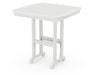 POLYWOOD Nautical 37" Counter Table in Vintage White