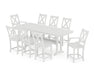 POLYWOOD® Braxton 9-Piece Counter Set with Trestle Legs in White
