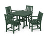 POLYWOOD® Oxford 5-Piece Dining Set in Green