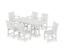 POLYWOOD® Oxford Arm Chair 7-Piece Dining Set in White
