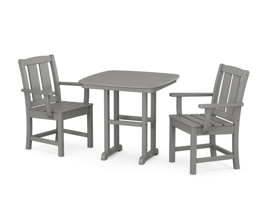 POLYWOOD® Mission 3-Piece Dining Set in Black