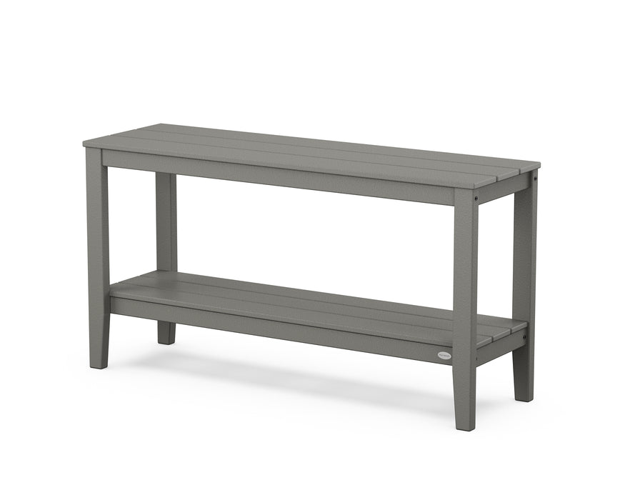 POLYWOOD Newport 55” Console Table in Slate Grey