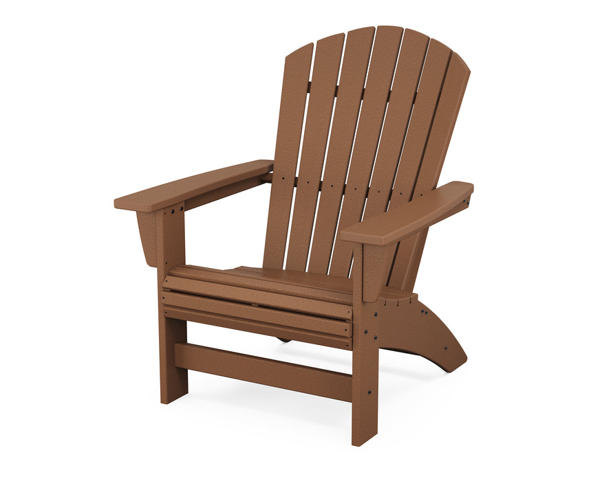 POLYWOOD® Nautical Grand Adirondack Chair in Teak