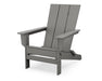 POLYWOOD® Modern Studio Folding Adirondack Chair in Sunset Red