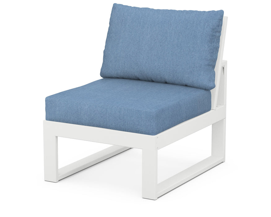 POLYWOOD Edge Modular Armless Chair in