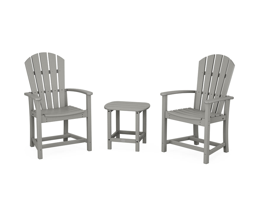 POLYWOOD® Palm Coast 3-Piece Upright Adirondack Chair Set in Sunset Red