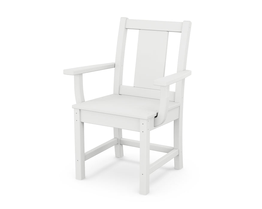 POLYWOOD® Prairie Dining Arm Chair in White