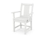 POLYWOOD® Prairie Dining Arm Chair in White