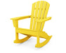 POLYWOOD® Palm Coast Adirondack Rocking Chair in Lemon