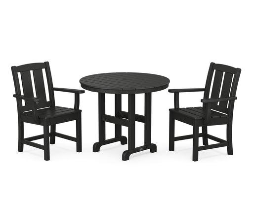 POLYWOOD® Mission 3-Piece Farmhouse Dining Set in Green