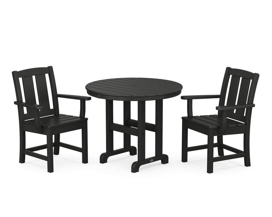 POLYWOOD® Mission 3-Piece Farmhouse Dining Set in Green