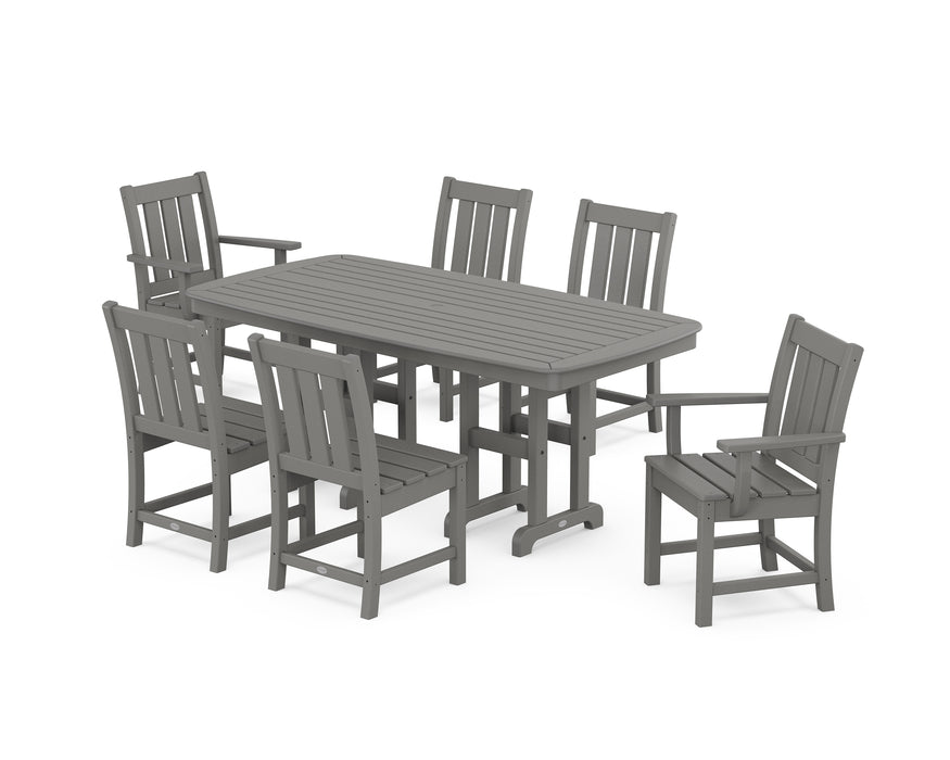POLYWOOD® Oxford 7-Piece Dining Set in Slate Grey