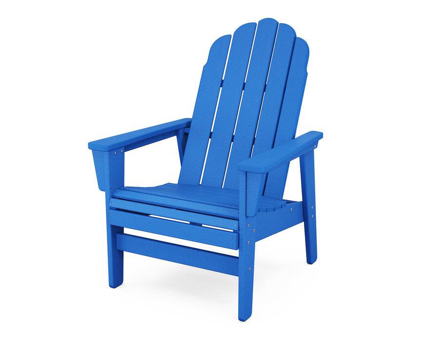 POLYWOOD® Vineyard Grand Upright Adirondack Chair in Pacific Blue