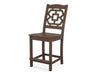 Martha Stewart by POLYWOOD Chinoiserie Counter Side Chair in Mahogany